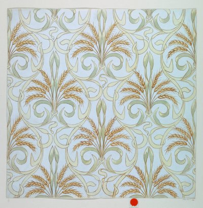 Drawing, Design for Wallpaper by Unknown